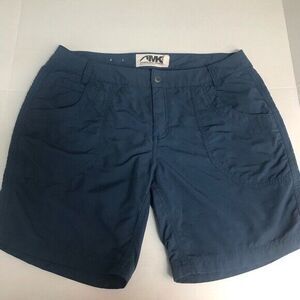 MK MOUNTAIN KHAKIS Jackson Hole Hiking Outdoors Blue size 8  Nylon Shorts‎